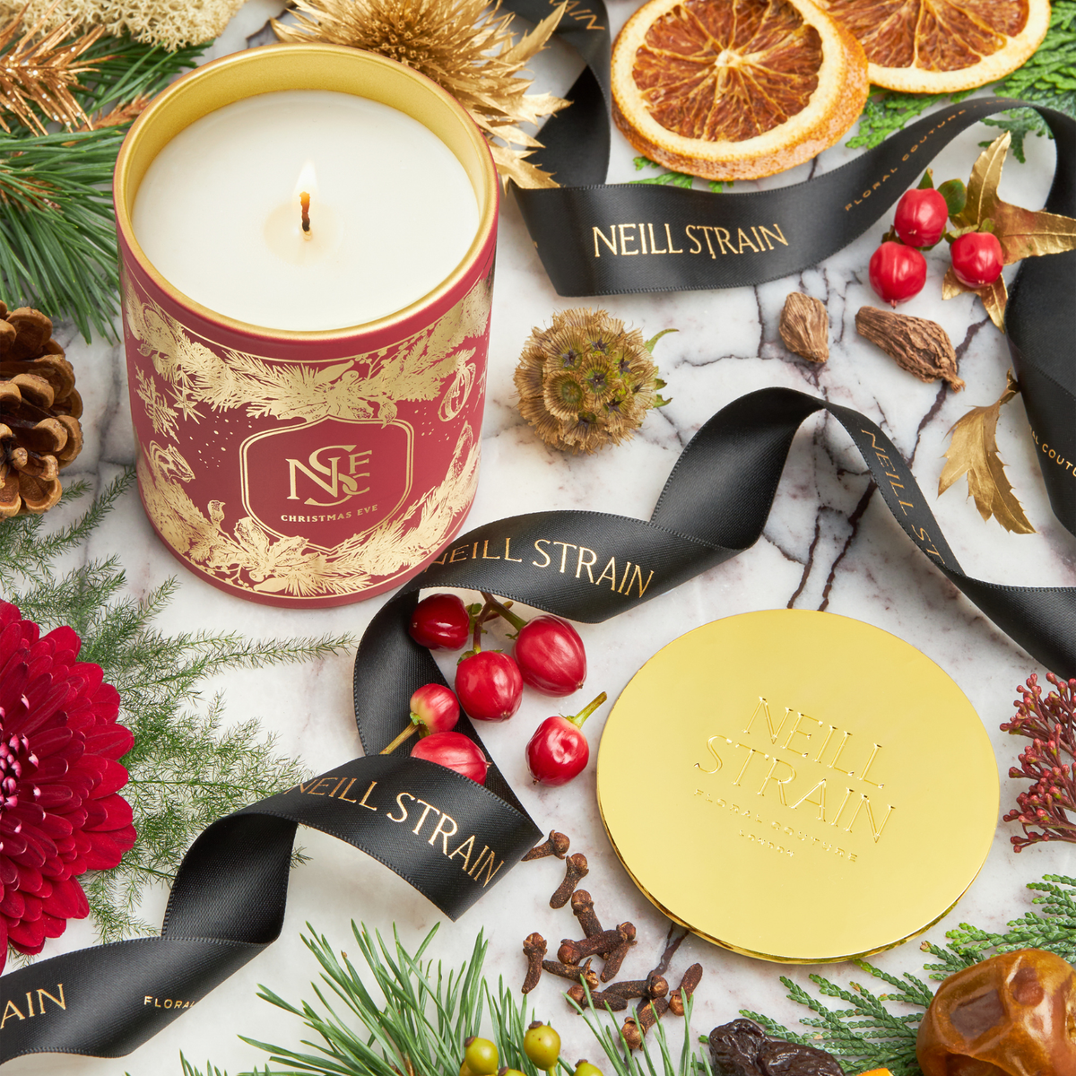 Christmas Eve Candle | Luxury Woody Spicy with Orange Peel, Clove