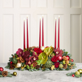 Christmas Eve Long & Low Table Arrangement