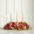 'Merry & Bright' Long & Low Candle Arrangement
