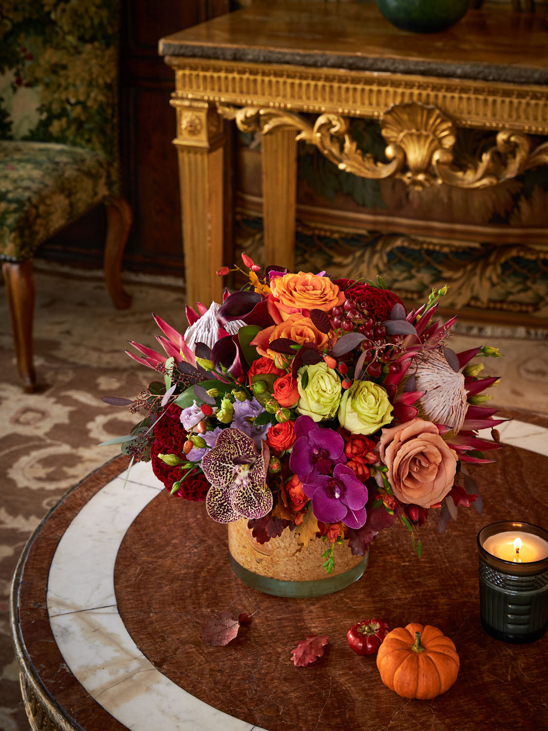 “Ode To Autumn” Low Table Arrangement