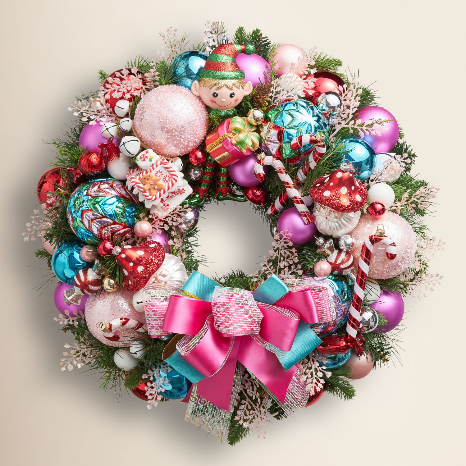 Christmas Door Wreath 'Sugarplum'