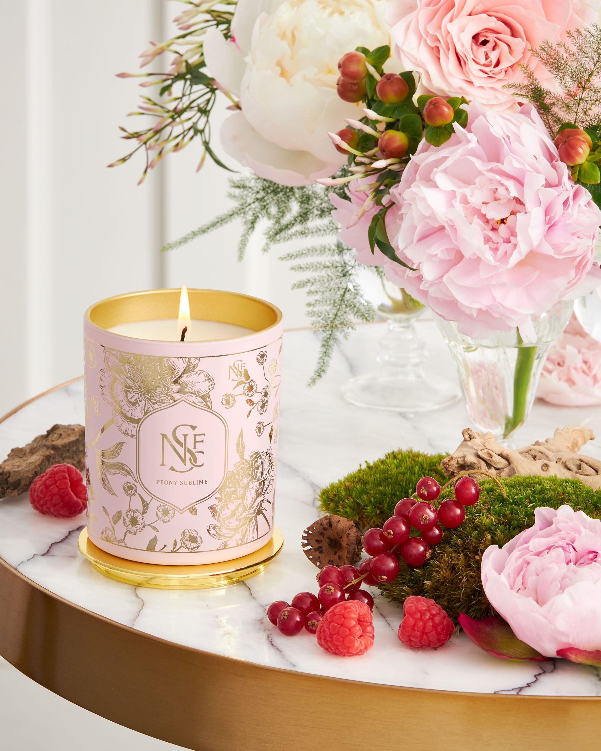 Fragranced Candle: ‘Peony Sublime’