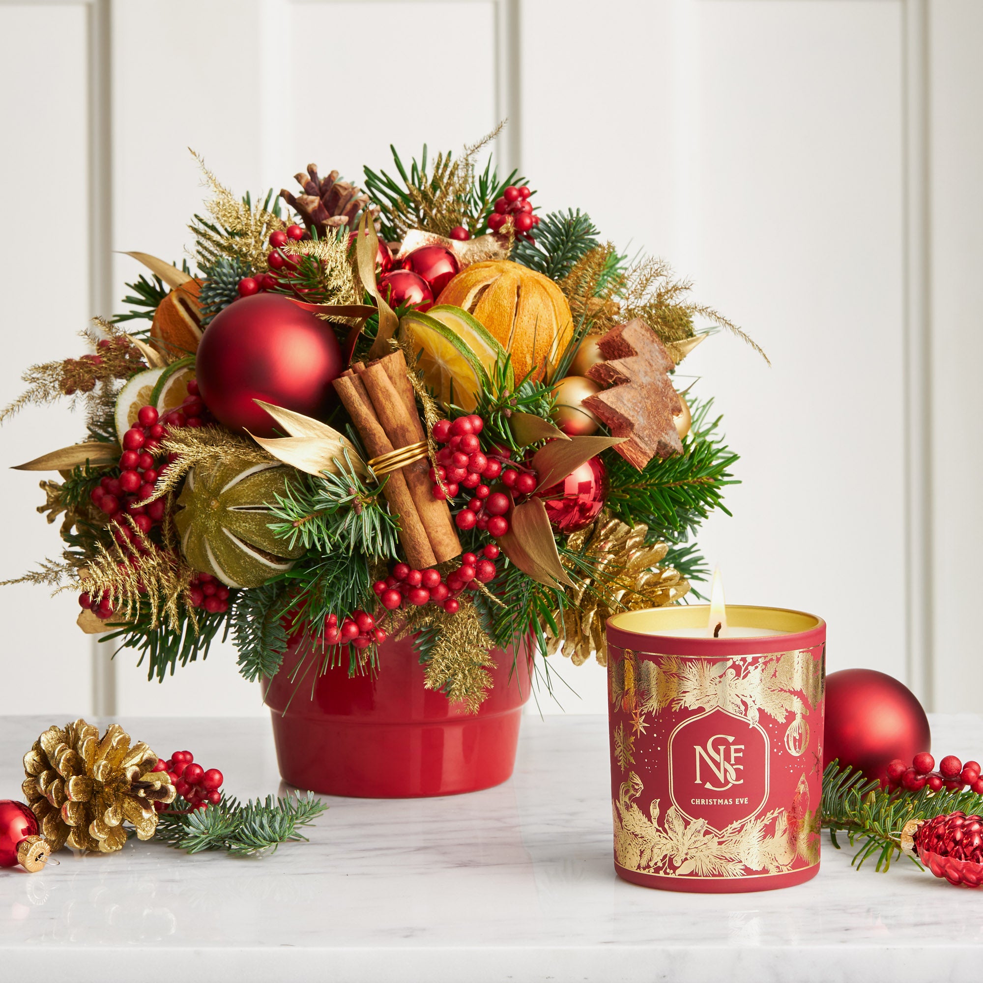 'Christmas Eve' Petite Couture & Candle Gift Set