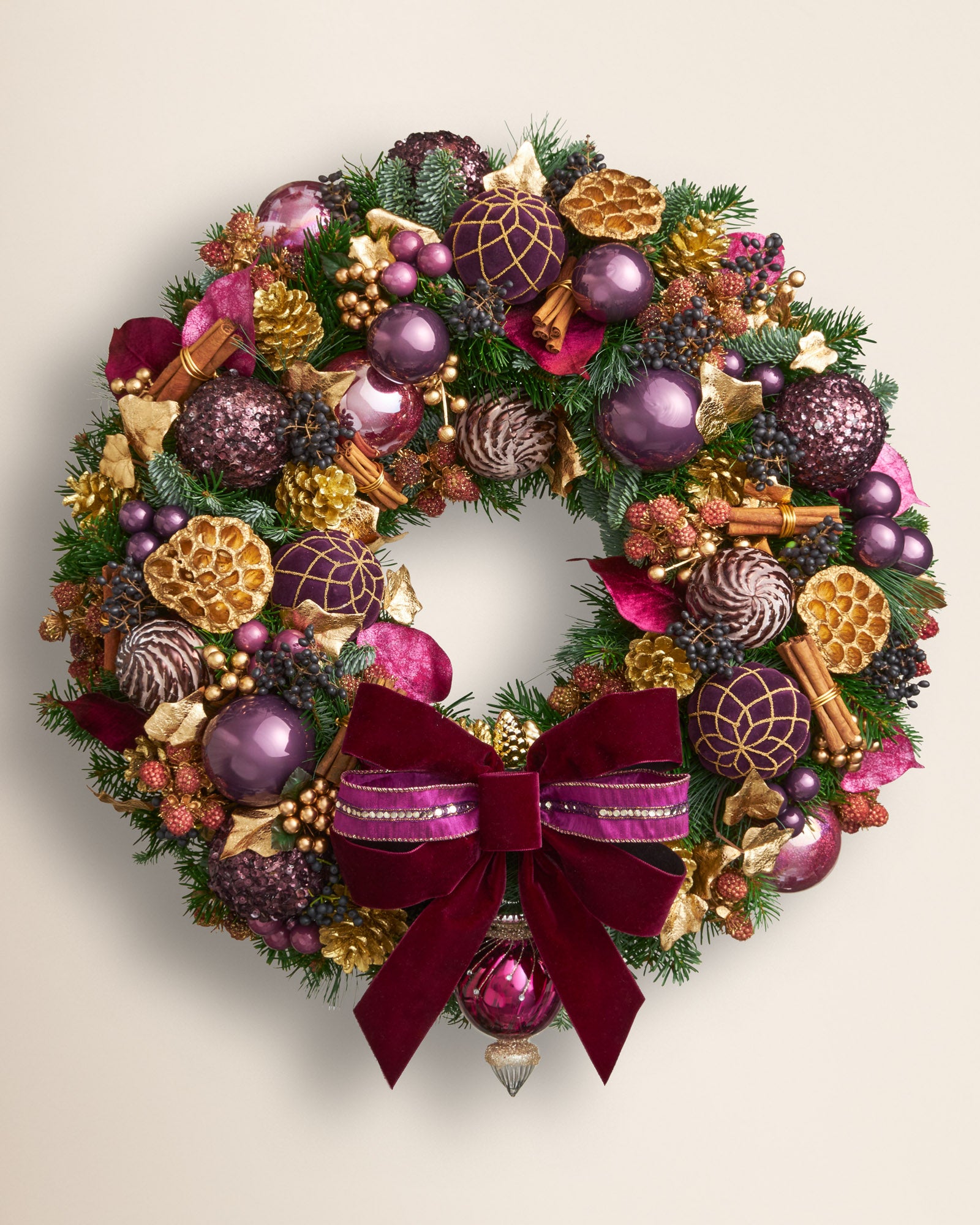 'Gilded Sugarplum' Wreath
